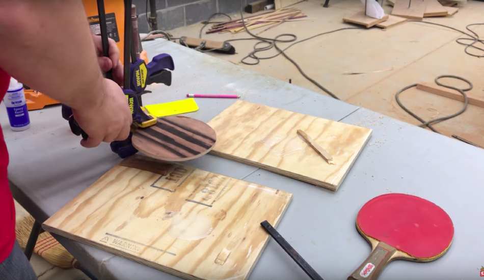 how to make a ping pong paddle